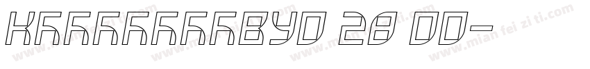 KSFXTYFBVU0 28 00字体转换